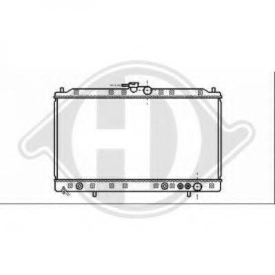 DIEDERICHS 8589501 Радіатор, охолодження двигуна