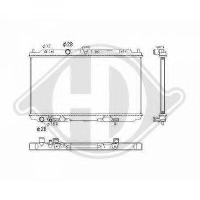 DIEDERICHS 8605301 Радіатор, охолодження двигуна