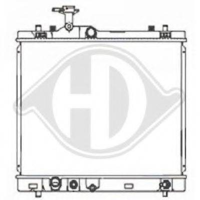 DIEDERICHS 8641505 Радіатор, охолодження двигуна
