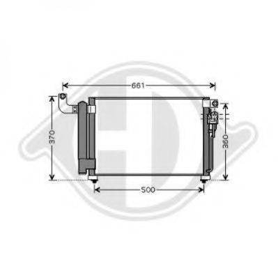 DIEDERICHS 8654112 Конденсатор, кондиціонер