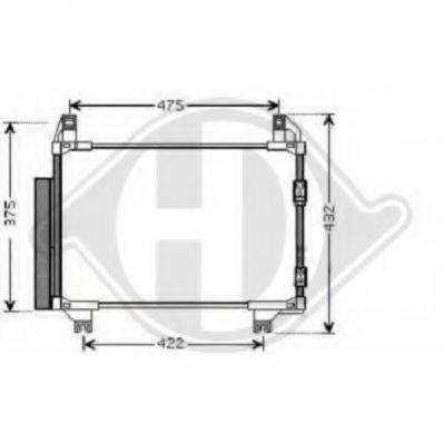 DIEDERICHS 8660600 Конденсатор, кондиціонер