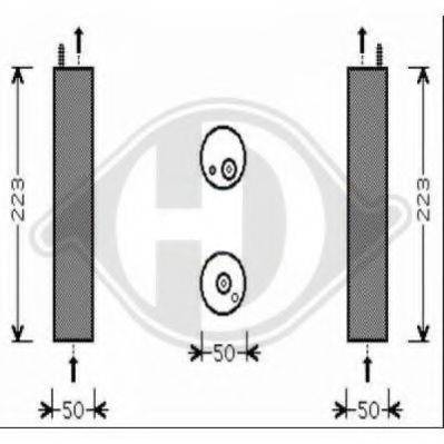 DIEDERICHS 8691201 Осушувач, кондиціонер
