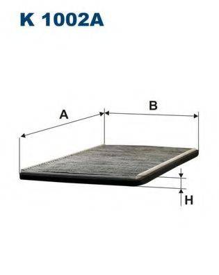 FILTRON K1002A Фільтр, повітря у внутрішньому просторі