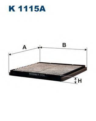 FILTRON K1115A Фільтр, повітря у внутрішньому просторі