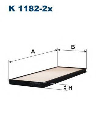 FILTRON K11822X Фільтр, повітря у внутрішньому просторі