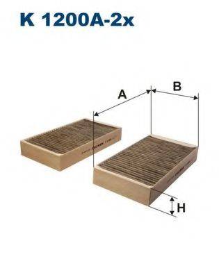 FILTRON K1200A2X Фільтр, повітря у внутрішньому просторі