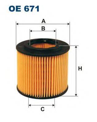 FILTRON OE671 Масляний фільтр