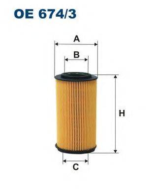 FILTRON OE6743 Масляний фільтр