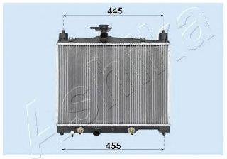 ASHIKA RDA153014 Радіатор, охолодження двигуна