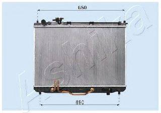 ASHIKA RDA333027 Радіатор, охолодження двигуна