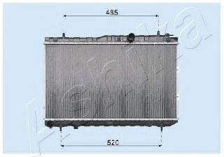 ASHIKA RDA333033 Радіатор, охолодження двигуна