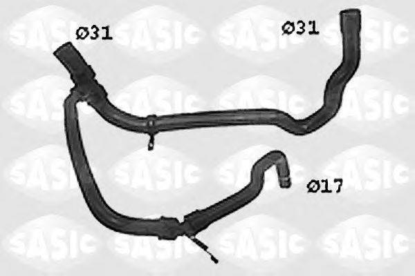 SASIC SWH0482 Шланг радіатора