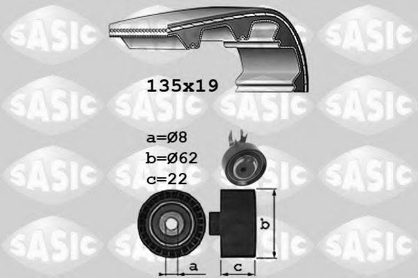 SASIC 1756071 Комплект ременя ГРМ