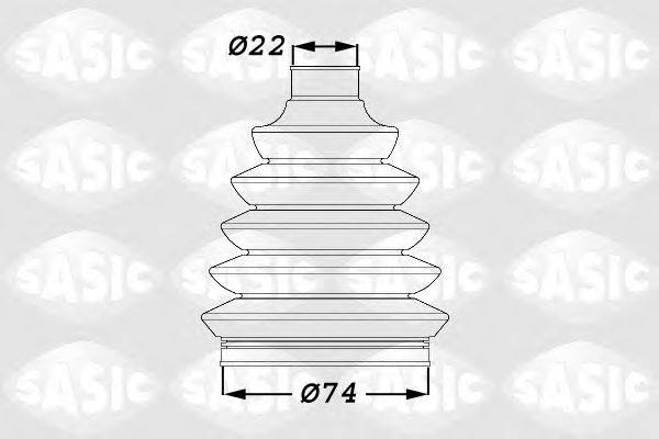 SASIC 1900011 Комплект пильника, приводний вал