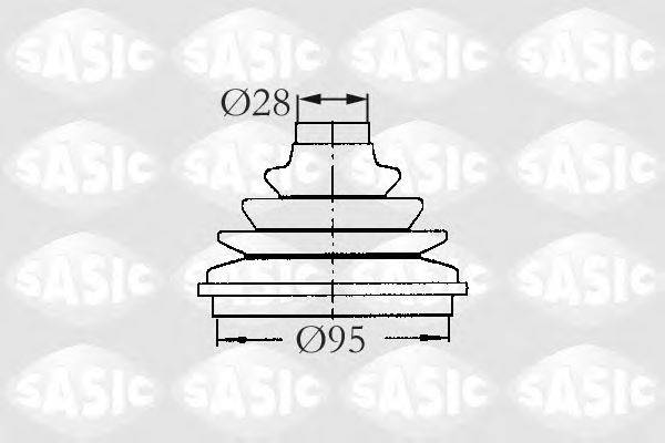 SASIC 2933003 Комплект пильника, приводний вал