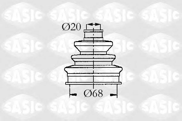 SASIC 9004687 Комплект пильника, приводний вал