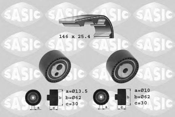 SASIC 1750015 Комплект ременя ГРМ