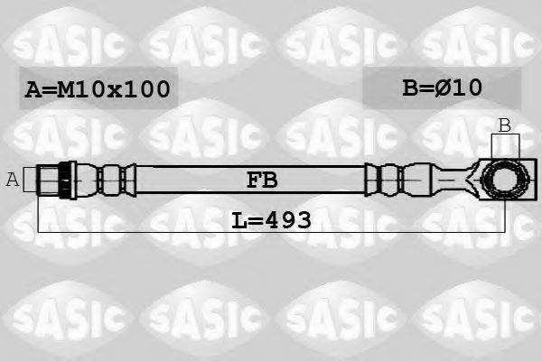 SASIC 6600035 Гальмівний шланг