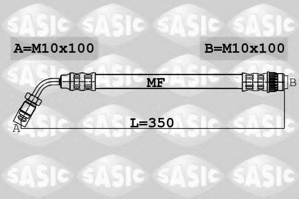 SASIC 6604019 Гальмівний шланг