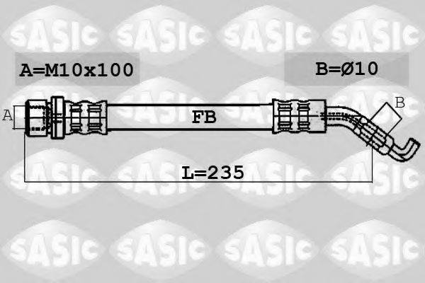 SASIC 6606089 Гальмівний шланг