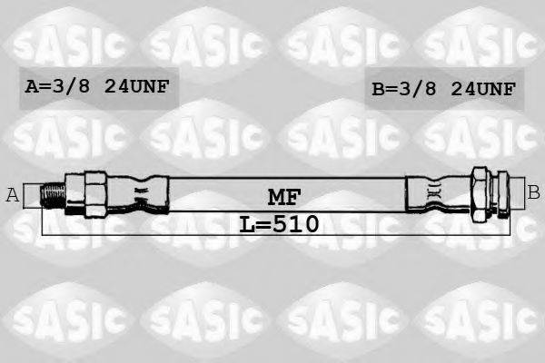 SASIC SBH4087 Гальмівний шланг