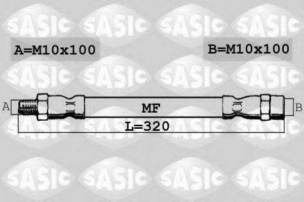 SASIC SBH6379 Гальмівний шланг