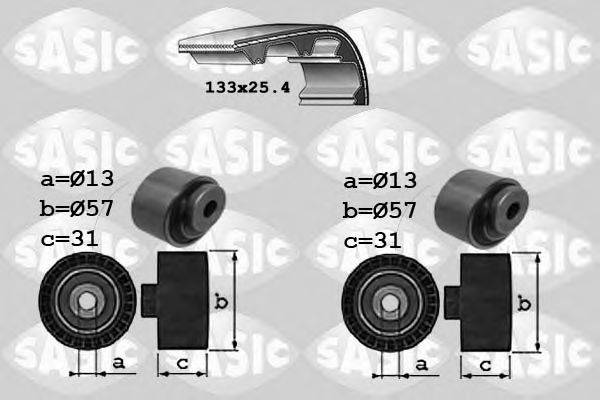 SASIC 1750031 Комплект ременя ГРМ