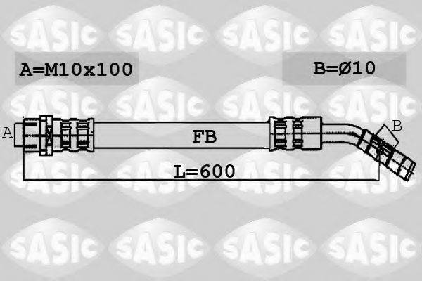 SASIC 6606093 Гальмівний шланг