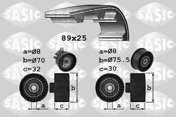 SASIC 1754023 Комплект ременя ГРМ