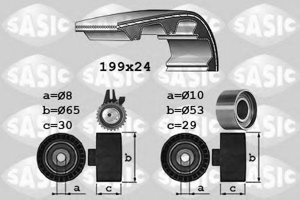 SASIC 1756024 Комплект ременя ГРМ