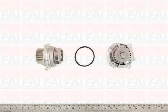 FAI AUTOPARTS WP6127 Водяний насос