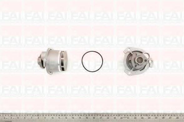 FAI AUTOPARTS WP6167 Водяний насос