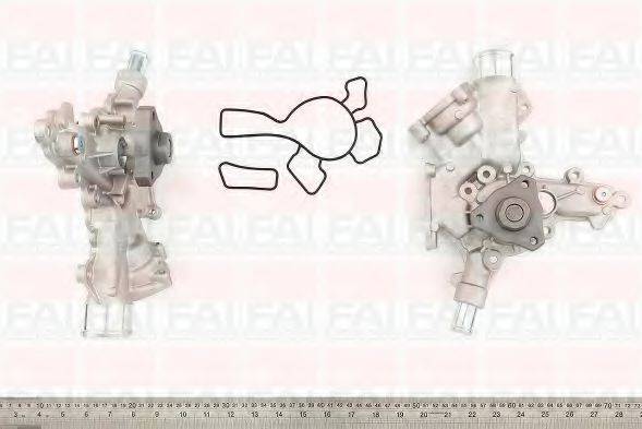 FAI AUTOPARTS WP6205 Водяний насос