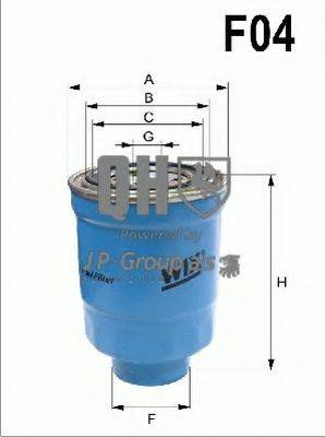 JP GROUP 1218702509 Паливний фільтр