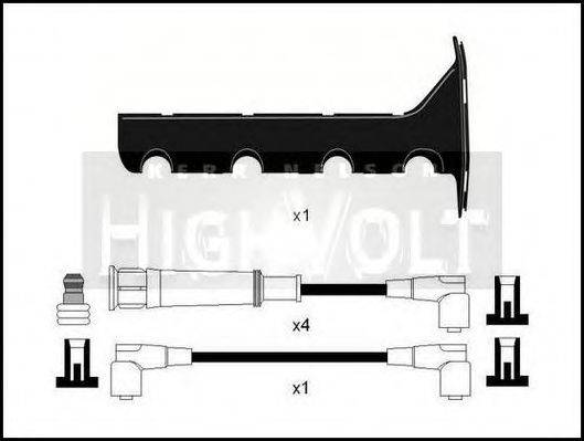 STANDARD OEF383T Комплект дротів запалювання