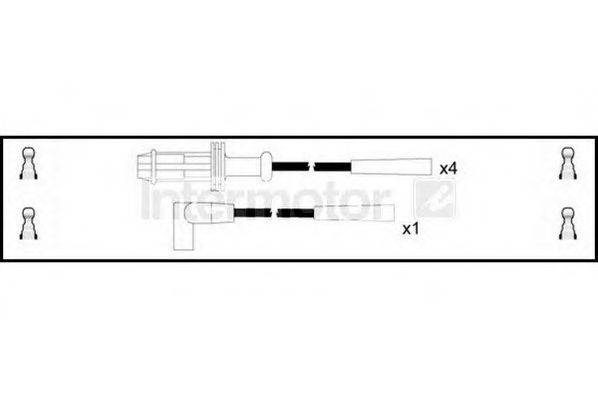 STANDARD 73927 Комплект дротів запалювання