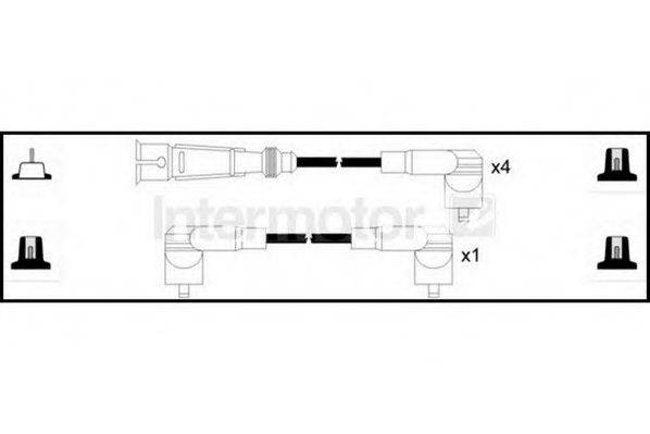 STANDARD 73944 Комплект дротів запалювання