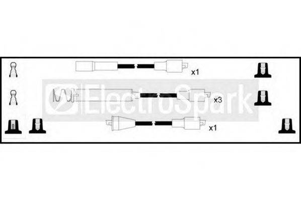 STANDARD OEK003 Комплект дротів запалювання