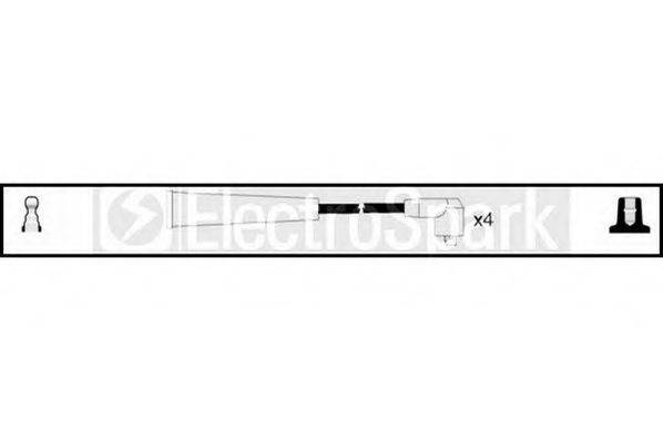 STANDARD OEK738 Комплект дротів запалювання