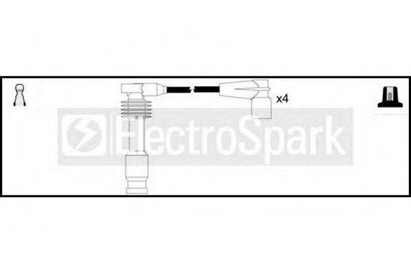 STANDARD OEK098 Комплект дротів запалювання