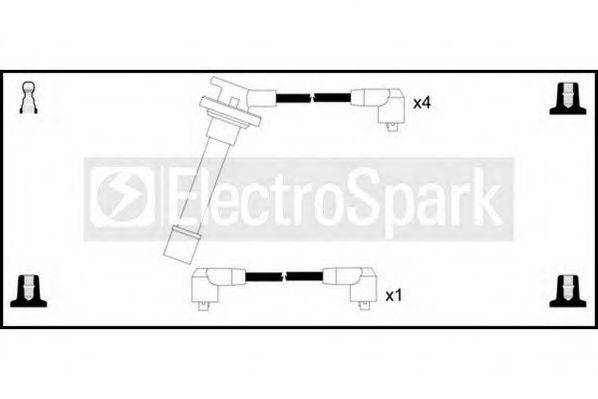 STANDARD OEK180 Комплект дротів запалювання