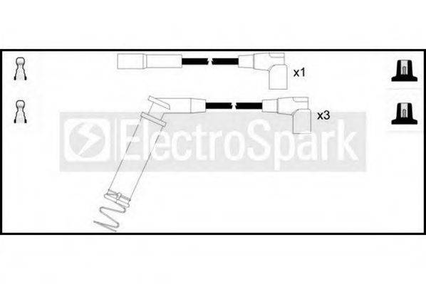 STANDARD OEK123 Комплект дротів запалювання