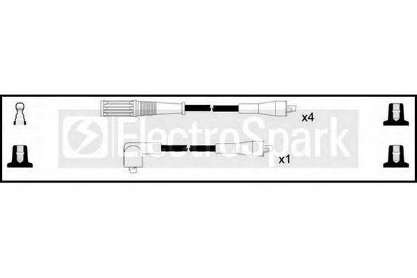 STANDARD OEK881 Комплект дротів запалювання