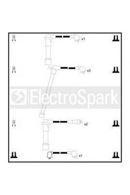 STANDARD OEK371 Комплект дротів запалювання