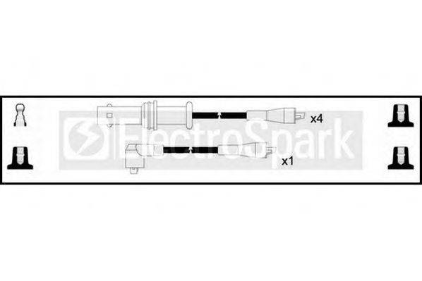 STANDARD OEK614 Комплект дротів запалювання