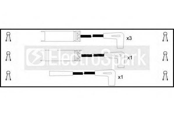 STANDARD OEK057 Комплект дротів запалювання