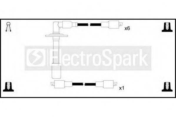 STANDARD OEK829 Комплект дротів запалювання