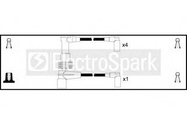 STANDARD OEK431 Комплект дротів запалювання