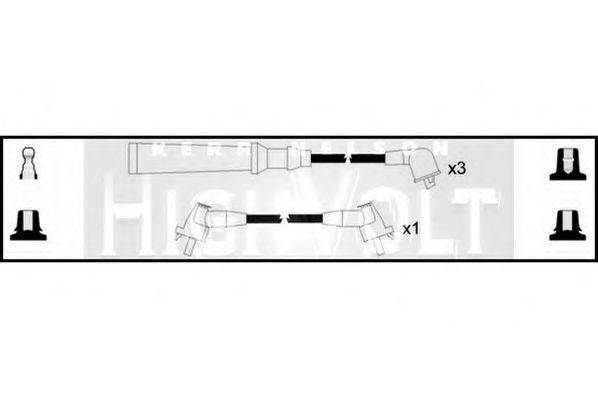 STANDARD OEF816 Комплект дротів запалювання