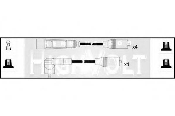 STANDARD OEF774 Комплект дротів запалювання